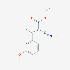 Ethyl 2-cyano-3-[3-(methyloxy)phenyl]-2-butenoate