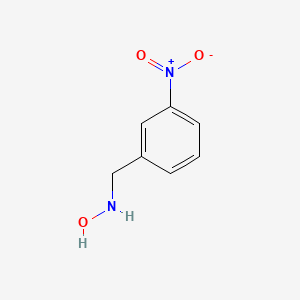 molecular formula C7H8N2O3 B8663773 N-[(3-nitrophenyl)methyl]hydroxylamine 