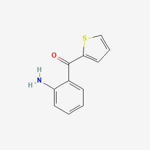 molecular formula C11H9NOS B8664310 (2-Aminophenyl)(2-thienyl)methanone 