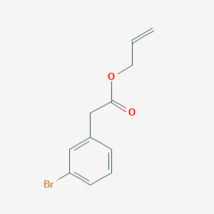 molecular formula C11H11BrO2 B8664507 prop-2-enyl 2-(3-bromophenyl)acetate 