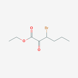 molecular formula C8H13BrO3 B8664510 Ethyl 3-bromo-2-oxohexanoate 