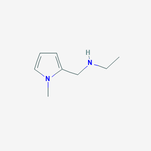 molecular formula C8H14N2 B8664550 N-((1-Methyl-1H-pyrrol-2-yl)methyl)ethanamine 