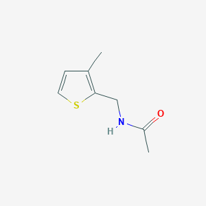 molecular formula C8H11NOS B8664737 N-[(3-Methylthiophen-2-yl)methyl]acetamide CAS No. 62220-78-4