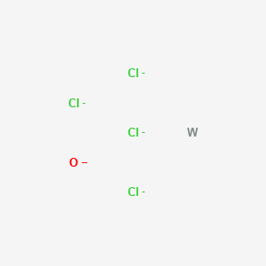 molecular formula Cl4OW-6 B086648 Tungsten tetrachloride oxide CAS No. 13520-78-0