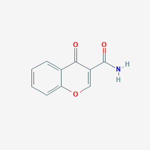 molecular formula C10H7NO3 B8665168 4-oxo-4H-chromene-3-carboxamide 