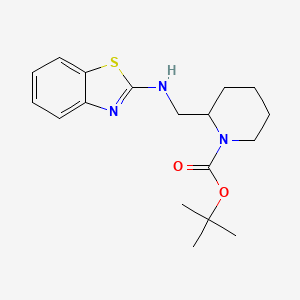 tert-Butyl 2-((benzo[d]thiazol-2-ylamino)methyl)piperidine-1-carboxylate