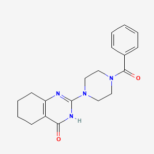 2-(4-Benzoylpiperazin-1-yl)-5,6,7,8-tetrahydro-3H-quinazolin-4-one