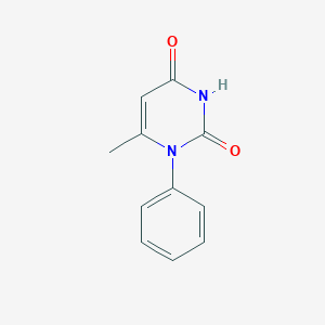 molecular formula C11H10N2O2 B086653 6-甲基-1-苯基嘧啶-2,4(1H,3H)-二酮 CAS No. 1015-64-1