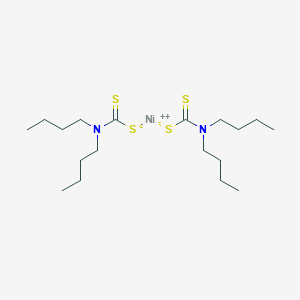 molecular formula C18H36N2NiS4 B086654 Nickel(II) dibutyldithiocarbamate CAS No. 13927-77-0