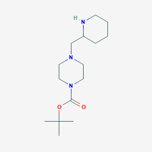 molecular formula C15H29N3O2 B8665470 Tert-butyl 4-(piperidin-2-ylmethyl)piperazine-1-carboxylate 
