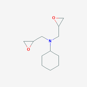 molecular formula C12H21NO2 B086655 N,N-Bis(2,3-epoxypropyl)cyclohexylamine CAS No. 13391-15-6