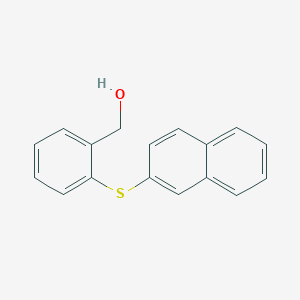 Benzenemethanol, 2-(2-naphthalenylthio)-