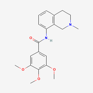 Benzamide, N-(1,2,3,4-tetrahydro-2-methylisoquinolin-8-yl)-3,4,5-trimethoxy-