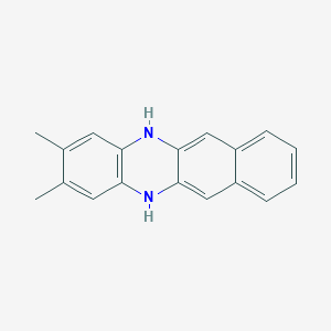 molecular formula C18H16N2 B8665716 2,3-Dimethyl-5,12-dihydrobenzo[b]phenazine CAS No. 760188-43-0