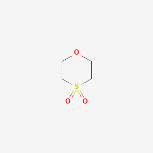 molecular formula C4H8O3S B086658 1,4-Thioxane-1,1-dioxide CAS No. 107-61-9