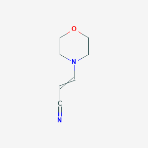 molecular formula C7H10N2O B8665851 3-Morpholinoacrylonitrile CAS No. 5817-82-3