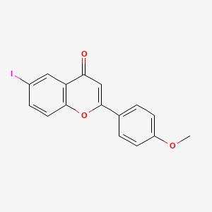 molecular formula C16H11IO3 B8666081 6CH7VVC67L CAS No. 1033-44-9