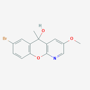 7-bromo-3-methoxy-5-methyl-5H-chromeno[2,3-b]pyridin-5-ol
