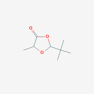 molecular formula C8H14O3 B8666241 2-t-Butyl-5-methyl[1,3]dioxolan-4-one 