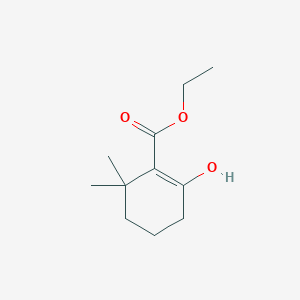 molecular formula C11H18O3 B8666268 Ethyl 2-hydroxy-6,6-dimethylcyclohex-1-enecarboxylate 