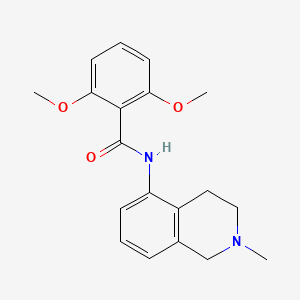 Benzamide, 2,6-dimethoxy-N-(1,2,3,4-tetrahydro-2-methylisoquinolin-5-yl)-