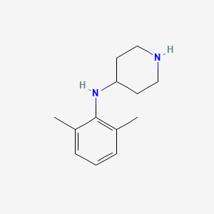 molecular formula C13H20N2 B8666431 N-(2,6-Dimethylphenyl)piperidin-4-amine CAS No. 63260-70-8