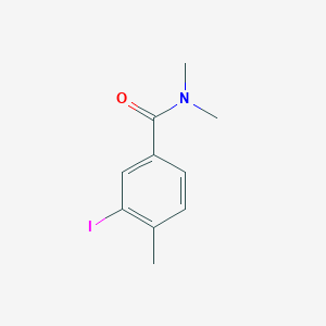 molecular formula C10H12INO B8666445 3-iodo-N,N,4-trimethylbenzamide 