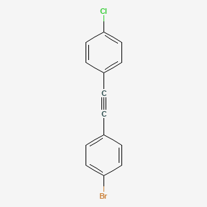 1-Bromo-4-[(4-chlorophenyl)ethynyl]benzene