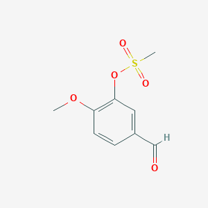 5-Formyl-2-methoxyphenyl methanesulfonate