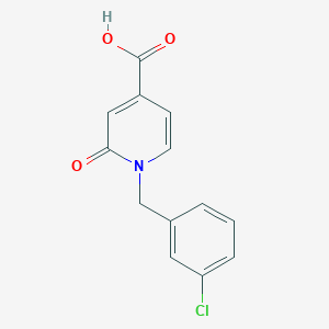 1-(3-Chloro-benzyl)-2-oxo-1,2-dihydro-pyridine-4-carboxylic acid