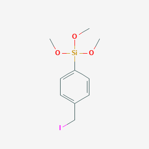 [4-(Iodomethyl)phenyl](trimethoxy)silane