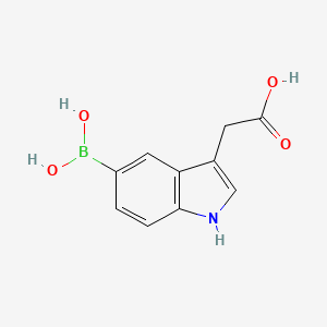 3-carboxymethyl-1H-indol-5-yl boronic acid