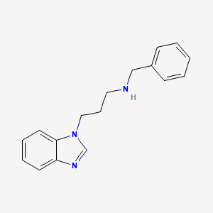3-(1H-Benzimidazol-1-yl)-N-benzylpropan-1-amine