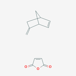 molecular formula C12H12O3 B8666791 Furan-2,5-dione; 5-methylidenebicyclo[2.2.1]hept-2-ene CAS No. 30600-22-7