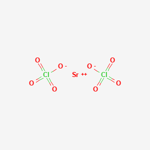 molecular formula ClHO4Sr B086668 Strontium perchlorate CAS No. 13450-97-0