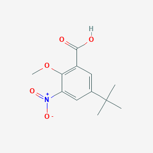 5-(Tert-butyl)-2-methoxy-3-nitrobenzoic acid
