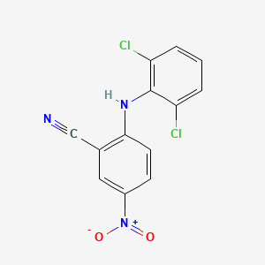 2-(2,6-Dichlorophenylamino)-5-nitrobenzonitrile