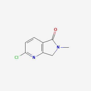 2-chloro-6-methyl-6,7-dihydro-5H-pyrrolo[3,4-b]pyridin-5-one