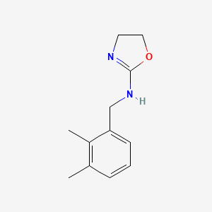 molecular formula C12H16N2O B8666869 Benzylamine, 2,3-dimethyl-N-(2-oxazolin-2-YL)- CAS No. 77733-25-6