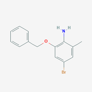 2-Benzyloxy-4-bromo-6-methylphenylamine