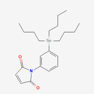1H-Pyrrole-2,5-dione, 1-[3-(tributylstannyl)phenyl]-