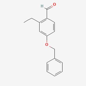 4-(Benzyloxy)-2-ethylbenzaldehyde