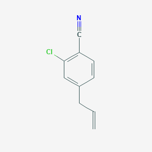 molecular formula C10H8ClN B8667059 4-Allyl-2-chlorobenzonitrile 