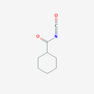 molecular formula C8H11NO2 B8667161 Cyclohexylcarbonyl isocyanate 