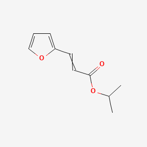 molecular formula C10H12O3 B8667200 Isopropyl 3-(2-furanyl)acrylate CAS No. 72987-57-6
