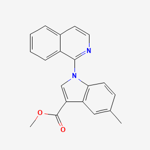 Methyl 1-(isoquinolin-1-yl)-5-methyl-1H-indole-3-carboxylate