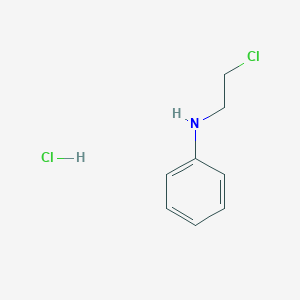 molecular formula C8H11Cl2N B8667236 n-(2-Chloroethyl)aniline hydrochloride 