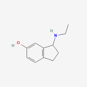 N-ethyl-6-hydroxy-1-aminoindan