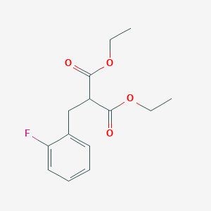 molecular formula C14H17FO4 B8667290 Diethyl [(2-fluorophenyl)methyl]propanedioate CAS No. 59223-72-2