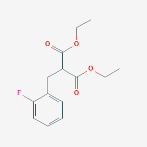 Diethyl [(2-fluorophenyl)methyl]propanedioate